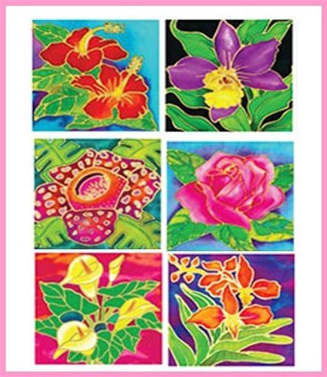 Batik Painting Kit - Flower – Xuen - Bringing back the joy to kids