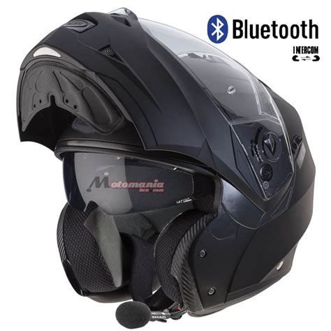 Casco Caberg Duke Ii Matt Black Bluetooth Intercom Motomania