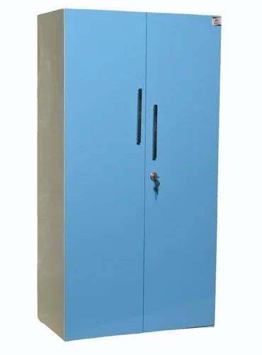 2 Door Sky Blue CRCA Steel Almirah With Digital Locker 7 Shelves