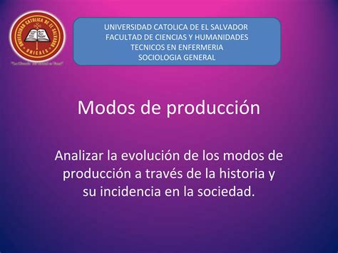 Modos De Produccion Ppt