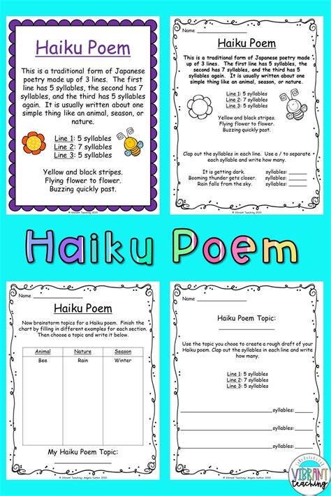 Haiku Poems In 2021 Haiku Poems For Kids Poetry For Kids Haiku Poems