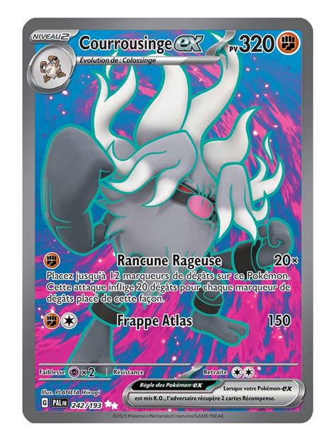 FR Pokémon Carte EV02 242 193 Courrousinge ex SECRETE