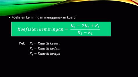 Ukuran Kemiringan Dan Keruncingan Ppt Free Download