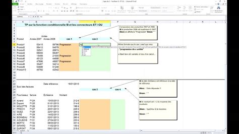 Excel 2010 Fonction SI Simple YouTube