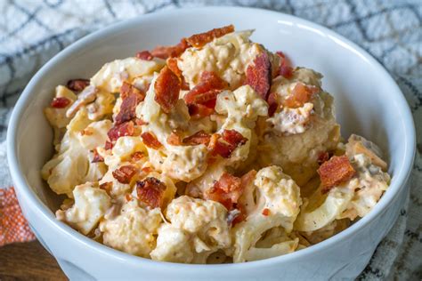 Cauliflower Bacon Egg Salad 12 Tomatoes