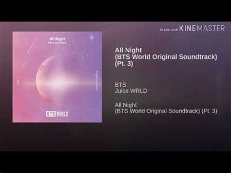 Bts All Night Bts World Original Soundtrack Pt Youtube