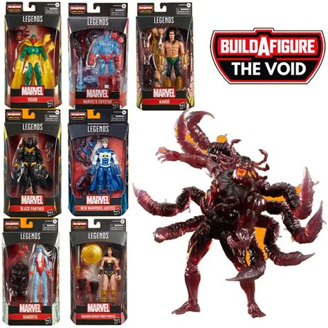 Hasbro Marvel Legends Series Wave The Void Baf Complete Set Of 7 Action