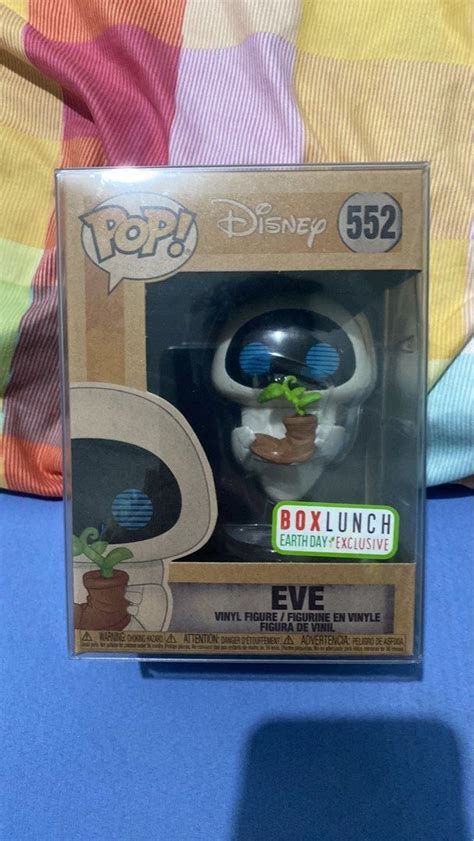 Funko Pop Disney Pixar WALL E EVE Vinyl Figure BoxLunch Exclusive