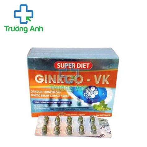 Ginkgo VK Hỗ trợ tăng cường lưu thông máu