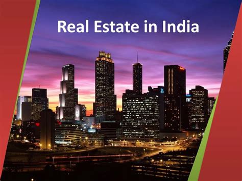 Ppt Real Estate In India Powerpoint Presentation Free Download Id