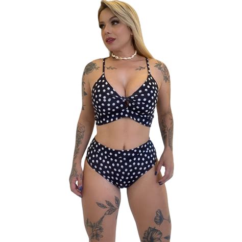 Biqu Ni Hot Pants Moda Praia Blogueira Tend Ncia P Entrega Shopee Brasil