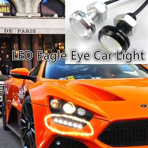 Free Shipping Pcs Mm High Brightness Drl Eagle Eye Daytime Running