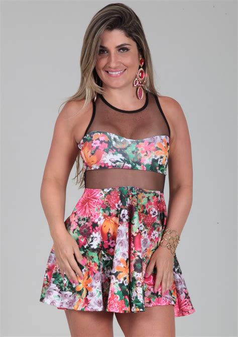 Vestido Neoprene God Rodado Estampado Vero Juju Panicat 81 Flickr