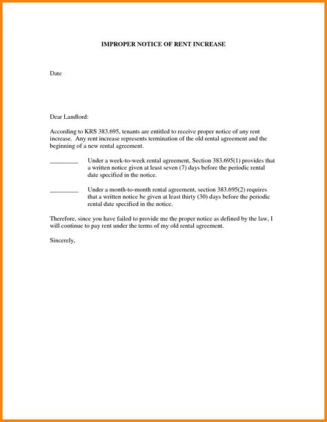 Tenancy Renewal Letter Template