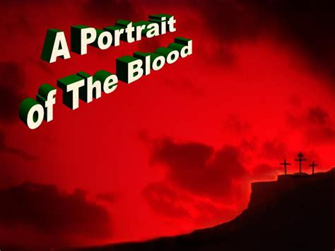 sermons - A Portrait of The Blood - of Christ Jesus - Communion Lord's Supper Grace Baptist ...