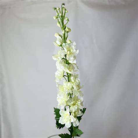 Heidi Delphinium Spray Ivory Village Green