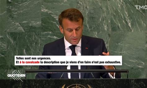 Respect Absolu à Celle Qui A Dû Traduire Le Discours Demmanuel Macron Quotidien Tmc