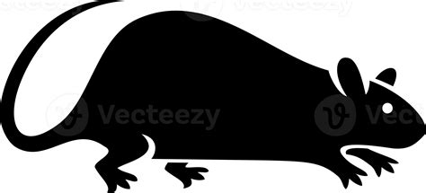 Silhouette of Rat 12638524 PNG