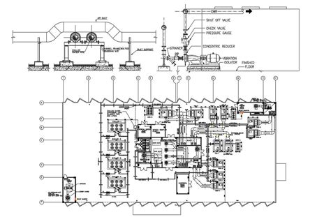 Industrial Plant Layout Design Autocad Drawing Download Cadbull