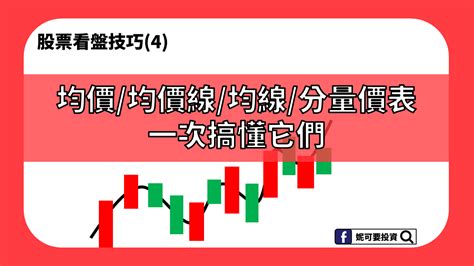 《股市必知看盤技巧4》均價均價線均線分量價表 一次搞懂它們 妮可要投資