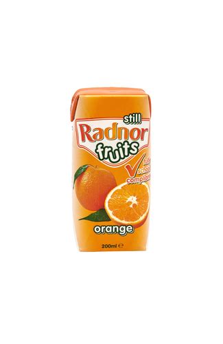 Radnor Hills Radnor Fruits Orange Tetra Pak Drink School Friendly