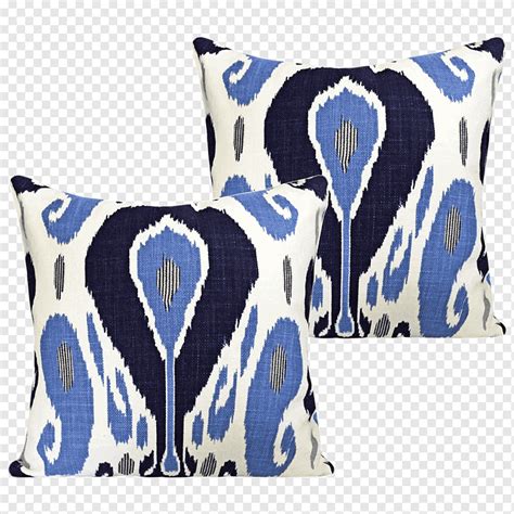 Throw Pillows Cushion Textile Pillow Blue Furniture Textile Png