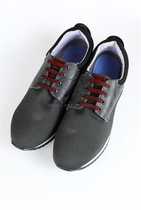 Tenis Casuales Color Gris Para Caballero