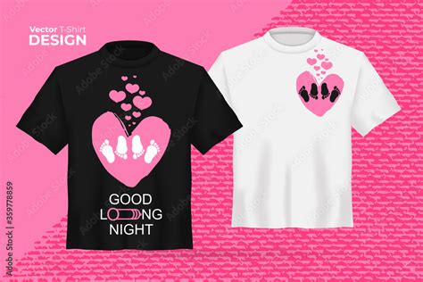 Vector T Shirt Mock Up Set 3d Realistic Shirt Template With Men And Woman Footprint Sex