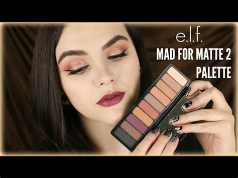 Elf Mad For Matte Palette Review Tutorial Youtube