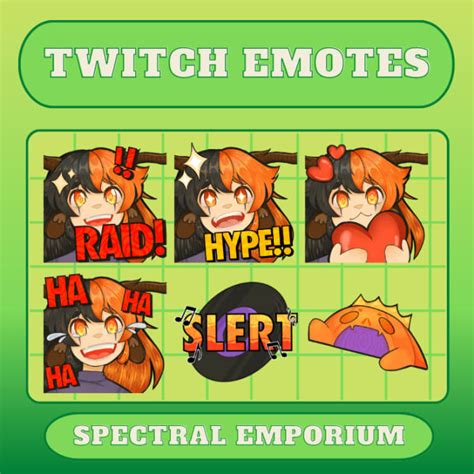 Create Custom Twitch Emotes By Spectalemporium Fiverr