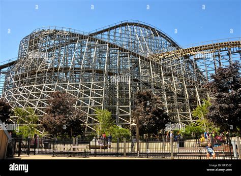 Mean Streak Roller Coaster Cedar Point Amusement Park Sandusky Ohio