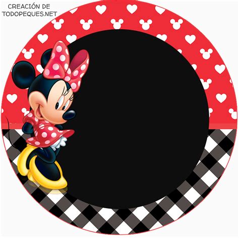 Topper Minnie Roja Todo Peques