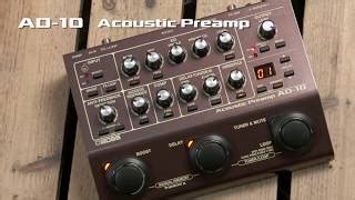 Boss AD 10 Acoustic Preamp Effektgerät Akustikgitarre