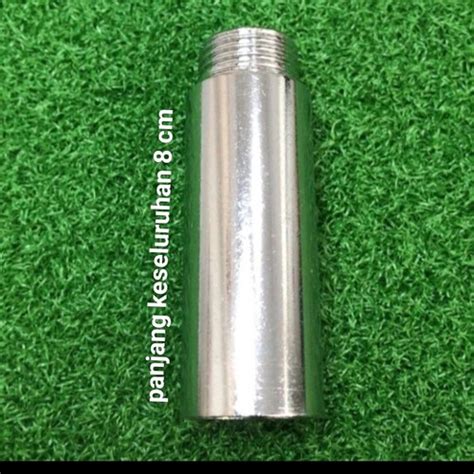 Jual Sok Kran Stainless 304 Panjang 8 Cm Sok Sambungan Kran Air