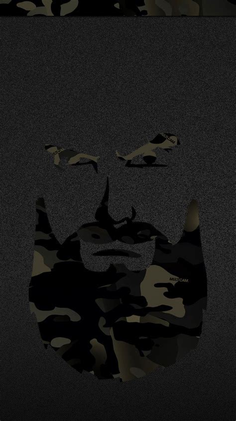 Black Camouflage Wallpaper