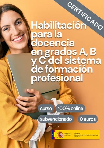 Curso De Certificado De Habilitaci N Para La Docencia En Grados A B Y