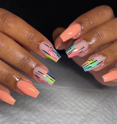 Acrylic Nails Coffin Pink Almond Acrylic Nails Summer Acrylic Nails