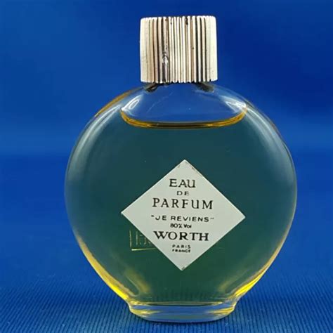 Je Reviens Worth Vintage Parfum Ml Splash Miniature Flakon Rar