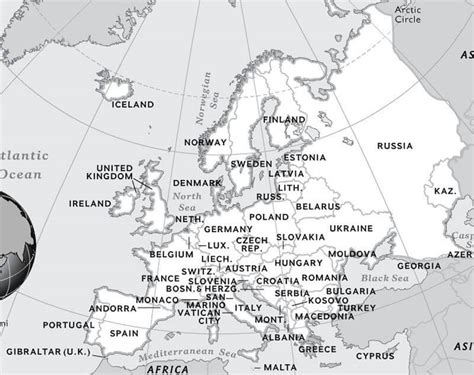 Printable Europe Map 2 Free Download And Print For You