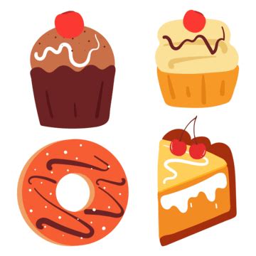 Desserts Drawing PNG, Vector, PSD, and Clipart With Transparent Background for Free Download ...