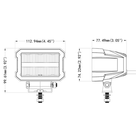 MINI BARRE LED DUAL FLOOD VEILLEUSE 11CM AGM VISION