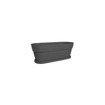 Eda Jardiniere Cancun Cm L Gris Anthracite Jardini Res Et