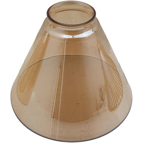 Modern Ceiling Light Shades Amber Glass Lamp Shape Easy Fit Replacement Shades Ebay