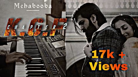 Mehabooba Kgf Chapter 2 Keyboard Cover By Athul Martin Piano