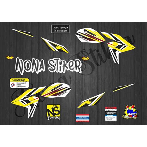 Striping Decal Sticker New Vixion Lightning Nvl Graffiti Shopee Malaysia