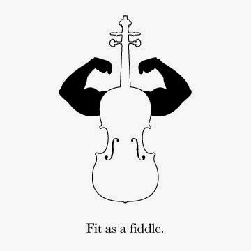 AC Proofreading: Explaining Idioms: 2) fit as a fiddle