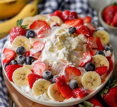 Irresistible Strawberry Banana Cheesecake Salad Recipe Full Recipe