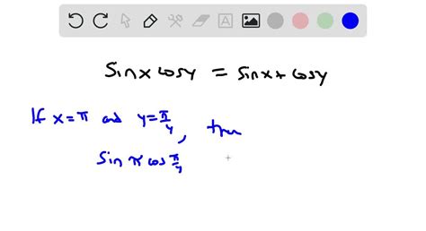 SOLVED In Problems 47 54 Show That The Equation Is Not An Identity By