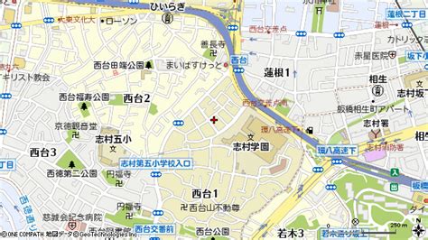 東京都板橋区西台1丁目 地図（住所一覧から検索） ：マピオン