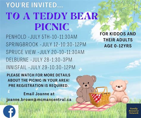 Teddy Bear Picnic - Town of Innisfail